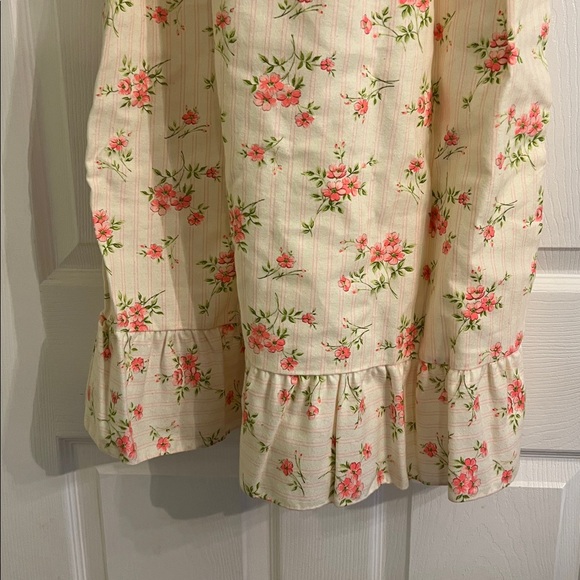 Vintage Her Majesty NWT Girls Long Sleeve Pink Floral Print Nightgown Size 12 - Picture 9 of 15